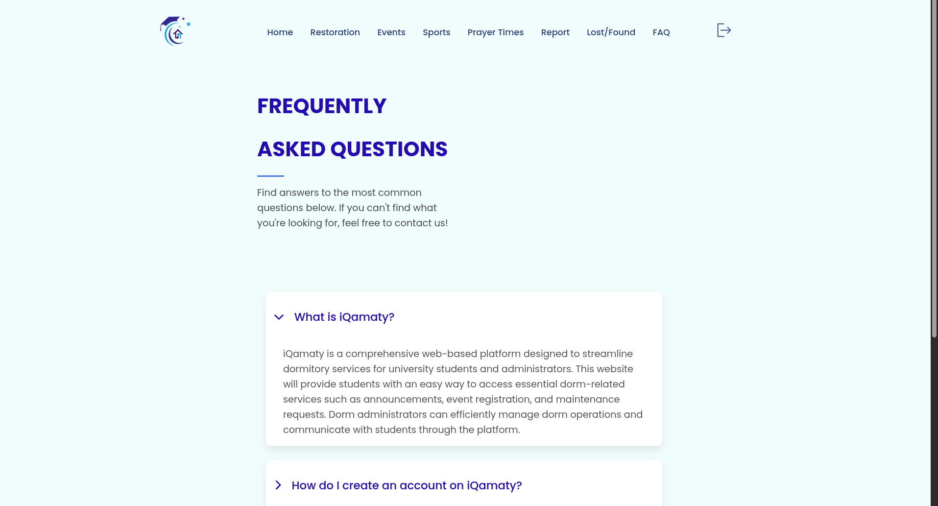 FAQ Page